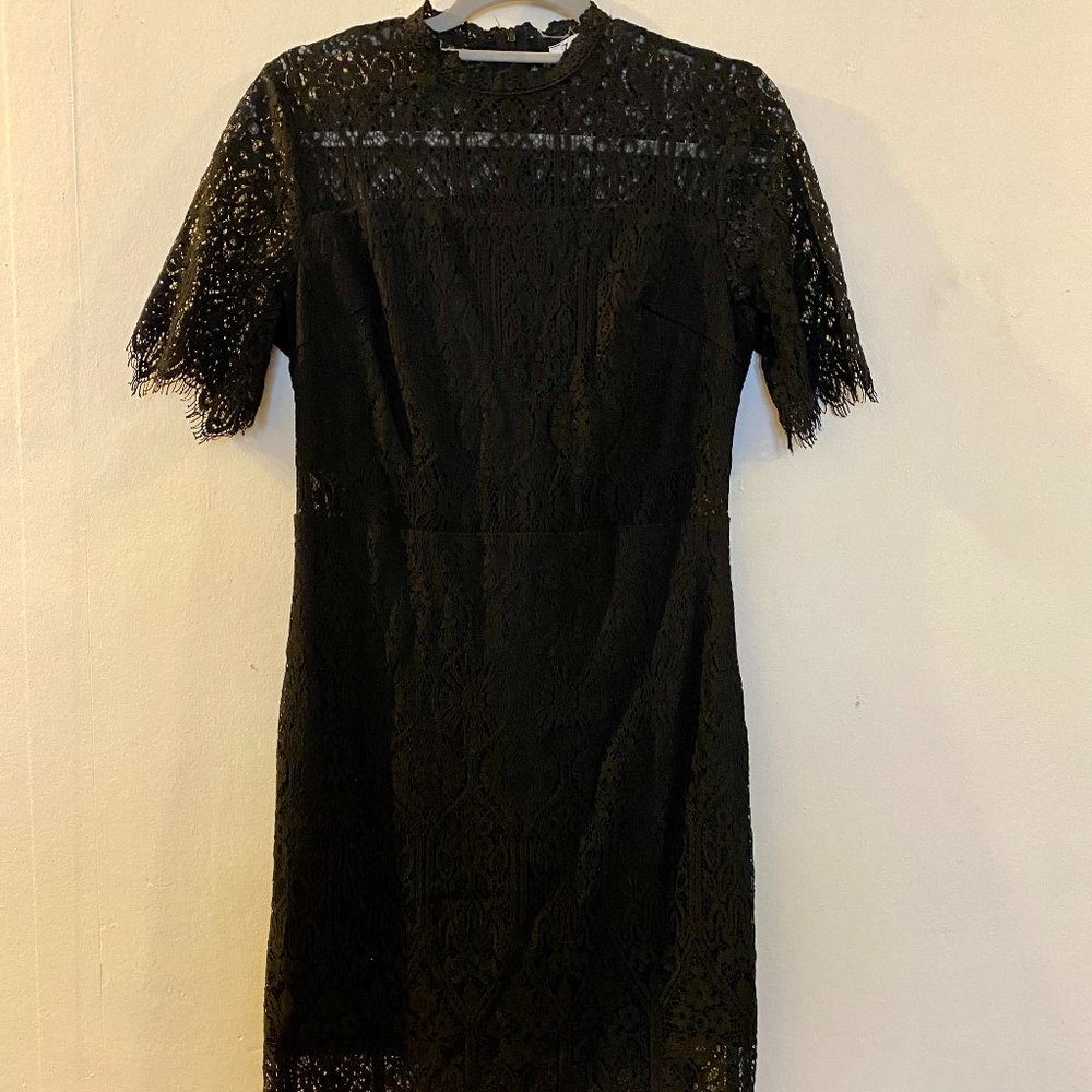 Black Lace Party Dress